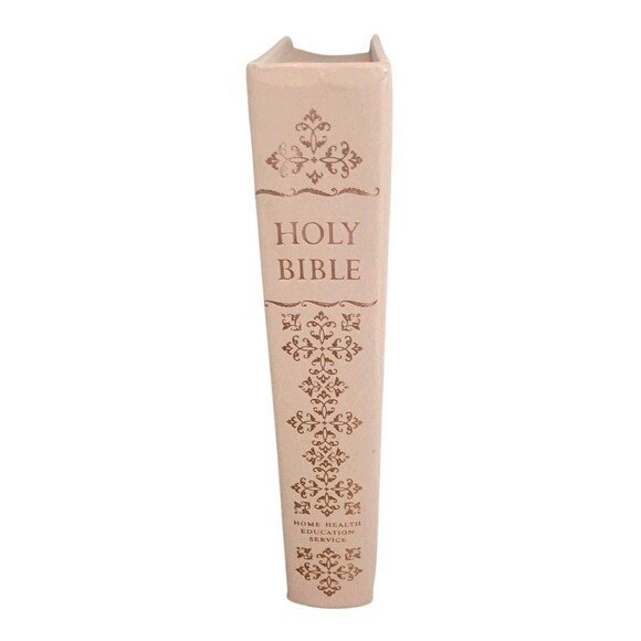 Holy Bible Home Health Education Service King James Version 1976 3D Hardcover - Picture 3 of 8